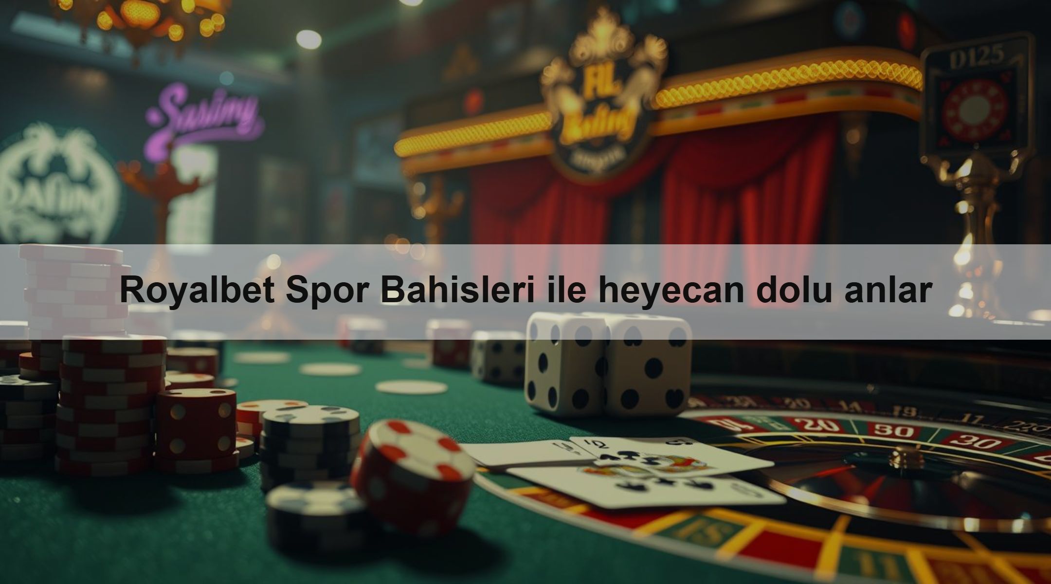 Royalbet Spor Bahisleri ile heyecan dolu anlar